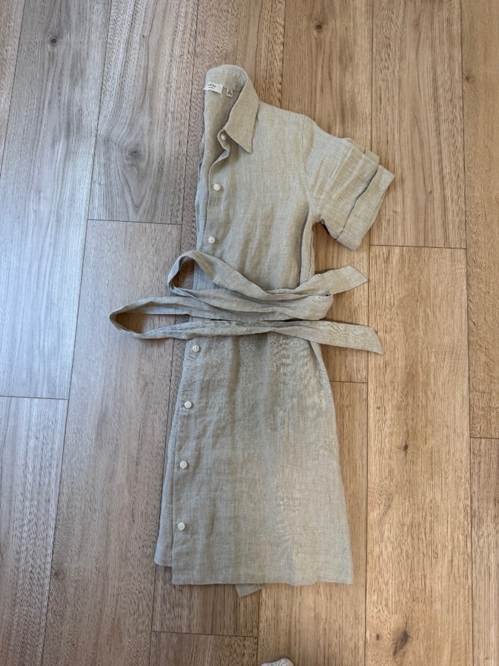 Wilfred Linen Mini Dress - Eleta